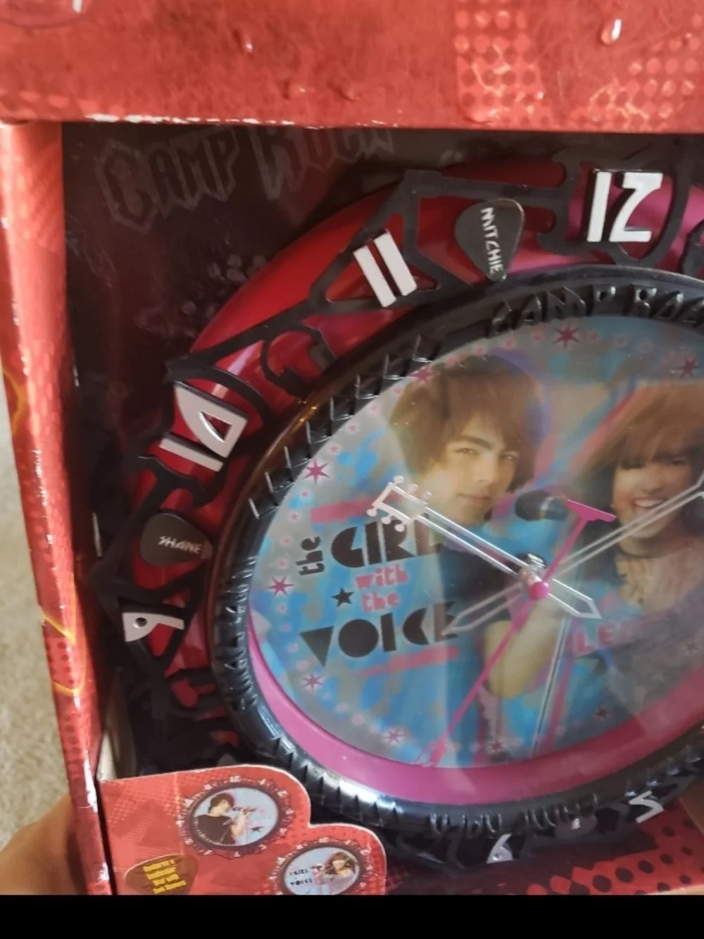 Camp rock wall clock